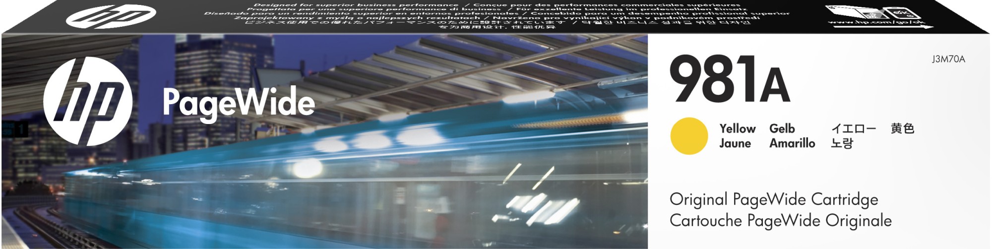 HP 981A [J3M70A] yellow Tinte