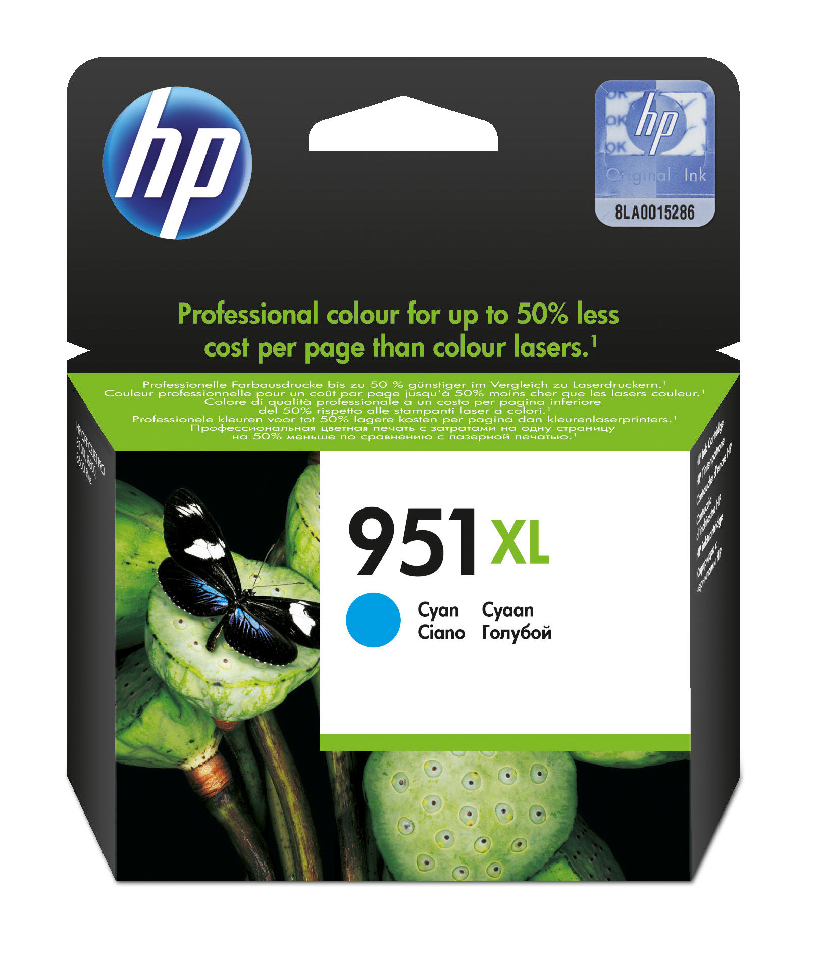 HP 951XL [CN046A] cyan Tinte