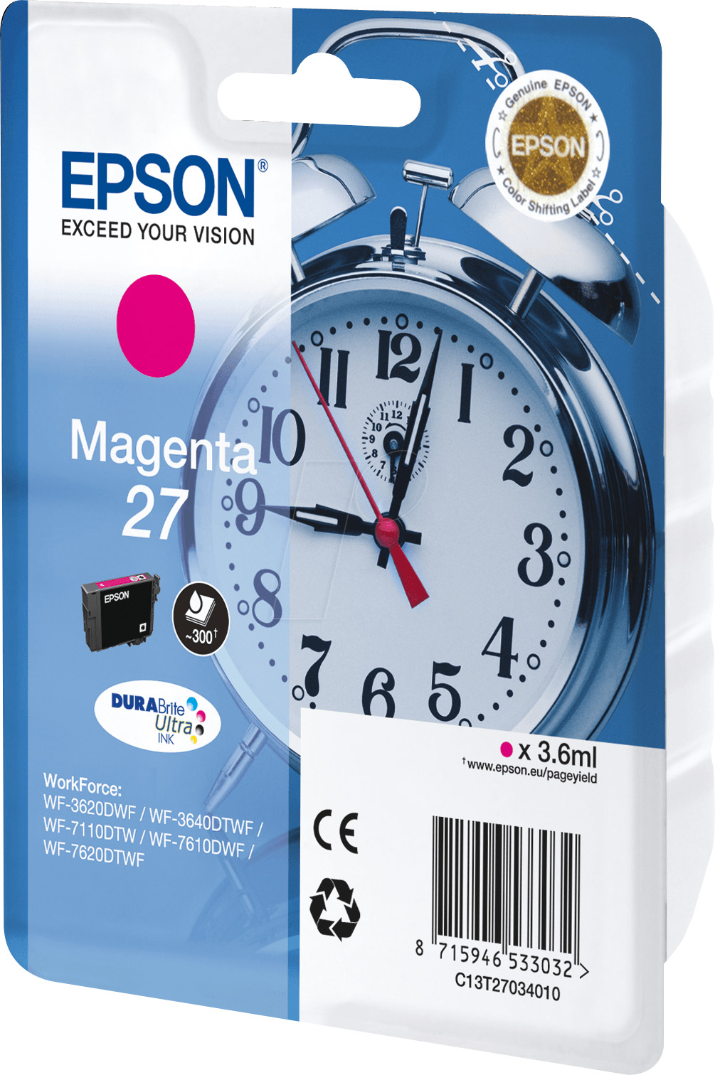 Epson 27 [C13T27034012] magenta Tinte