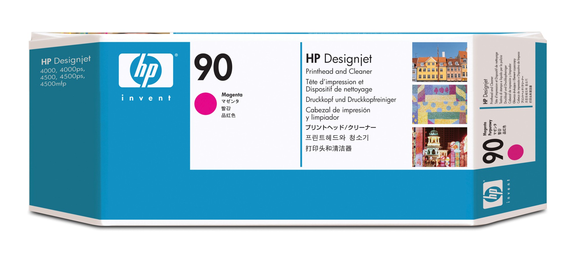 HP 90 [C5056A] magenta Druckkopf & Druckkopfreiniger