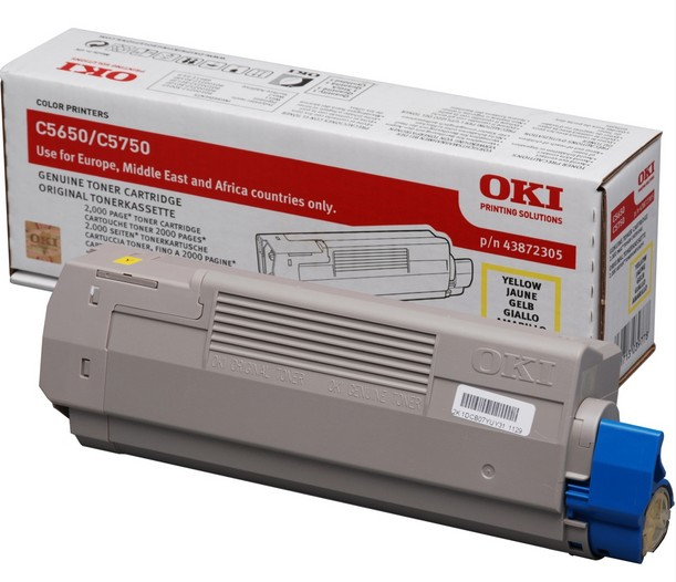 OKI [43872305] yellow Toner
