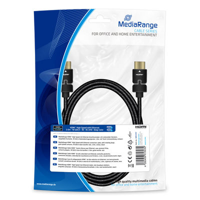 MediaRange [MRCS197] HDMI-Kabel v2 mit rotierenden Stecker 3.0m