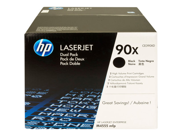 HP 90X [CE390XD] HC TwinPack (2xCE390X) black Toner