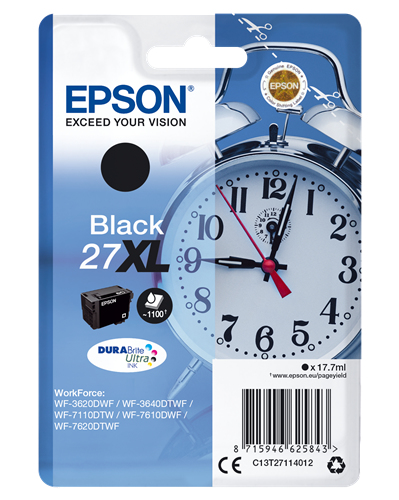 Epson 27XL [C13T27114012] HC black Tinte