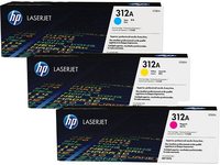 HP 312A [CF440AM] MultiPack (CF381A+CF382A+CF383A) cyan+magenta+yellow Toner