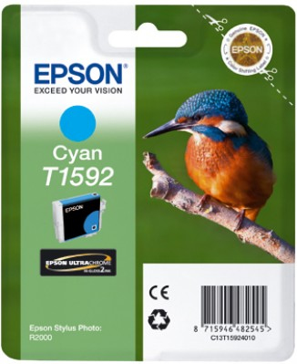 Tinte f. Epson Stylus Photo R2000 [T15924010] cyan