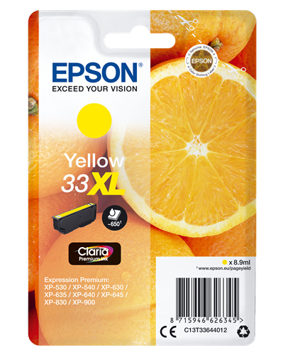 Epson 33XL [C13T33644012] HC yellow Tinte