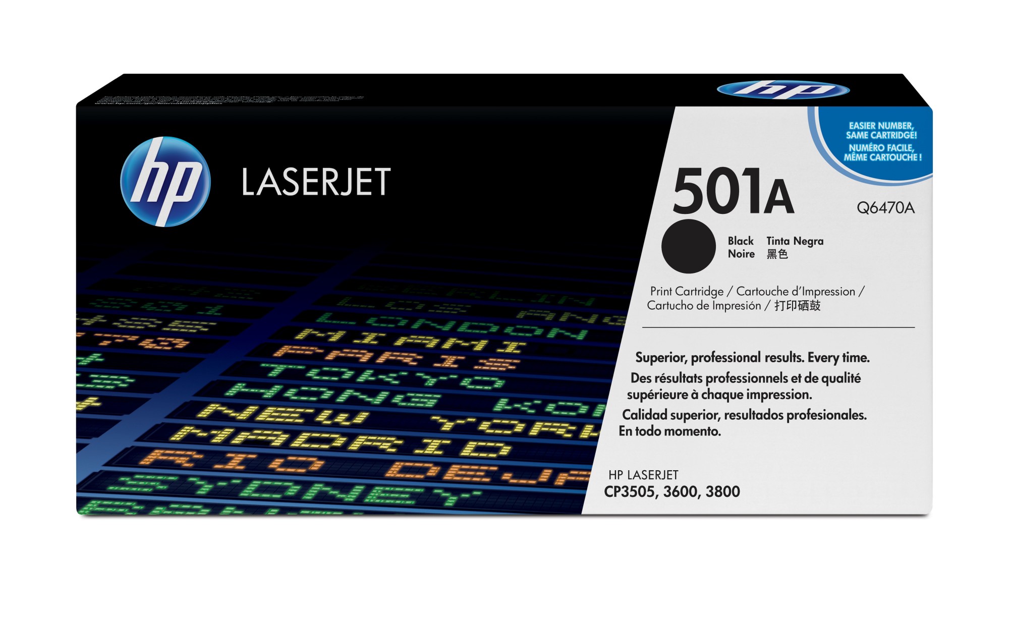 HP 501A [Q6470A] black Toner