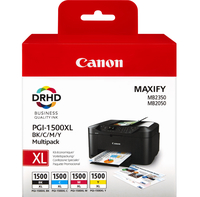 Canon PGI-1500XL [9182B004] HC MultiPack (9182B001+9193B001+9194B001+9195B001) black+cyan+magenta+yellow Tinte