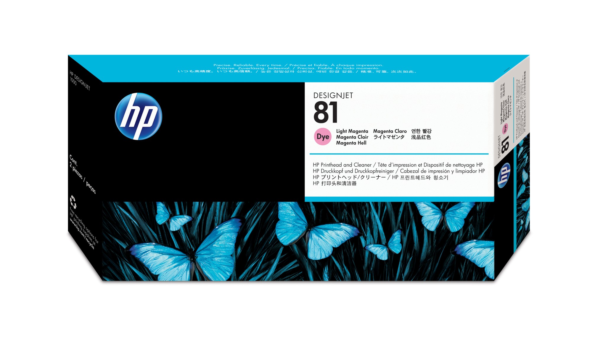 HP 81 [C4955A] magenta-light Druckkopf & Druckkopfreiniger