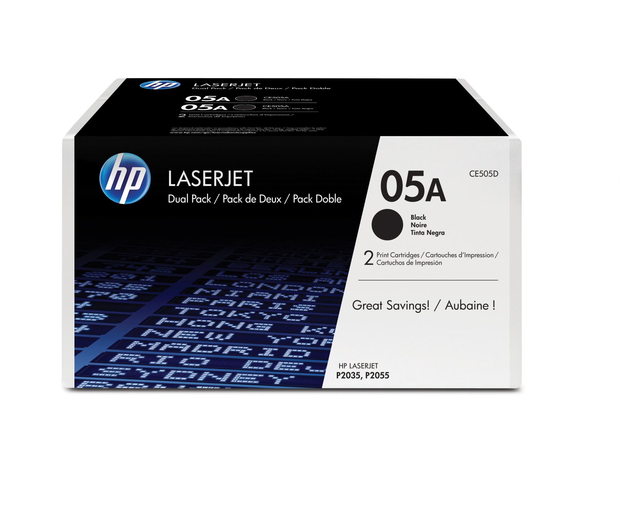 HP 05A [CE505D] TwinPack (2xCE505A) black Toner