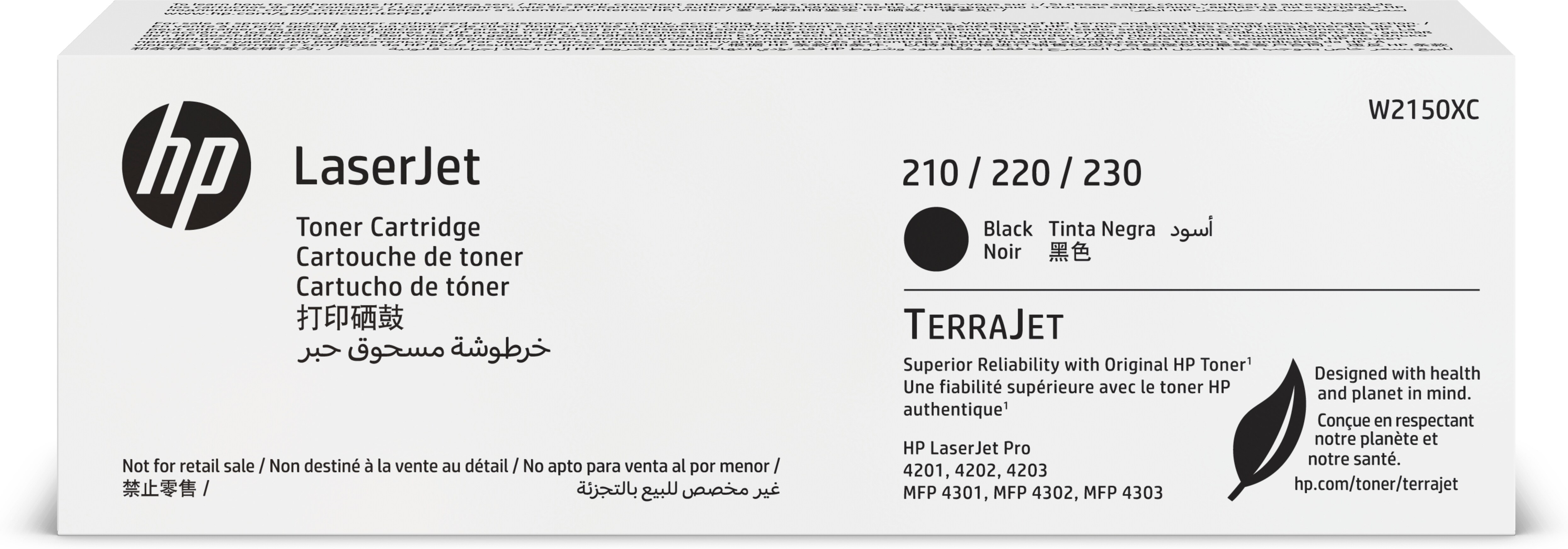 HP 230X [W2150XC] HC schwarz Toner