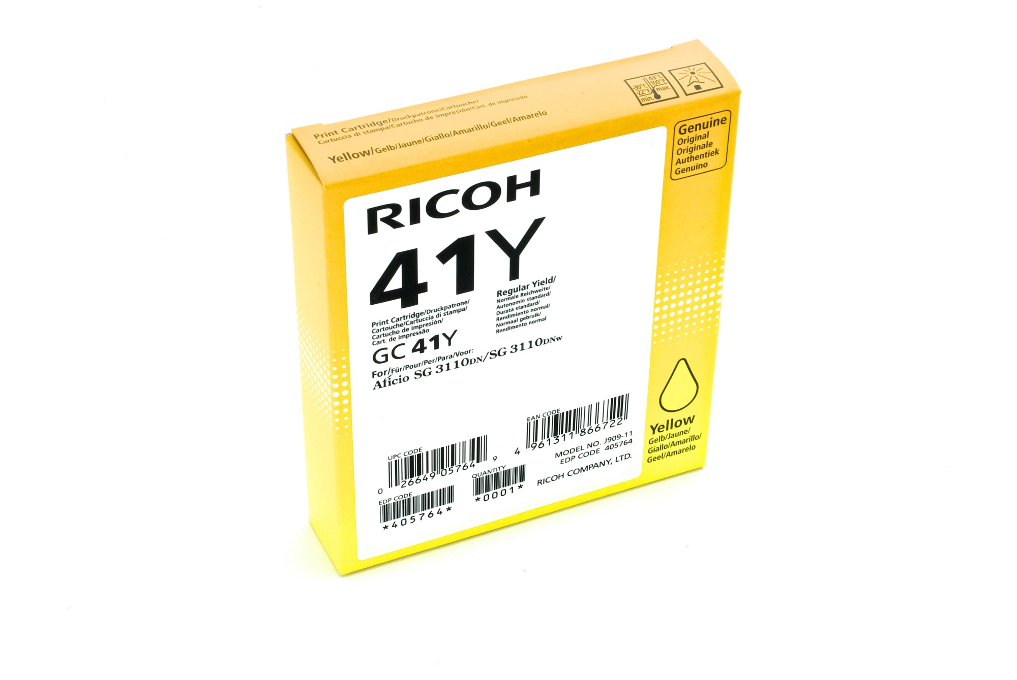Ricoh [405764] [GC-41YH] HC yellow Tinte
