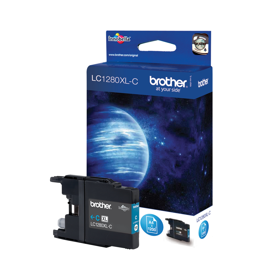 Brother [LC-1280XLC] HC cyan Tinte