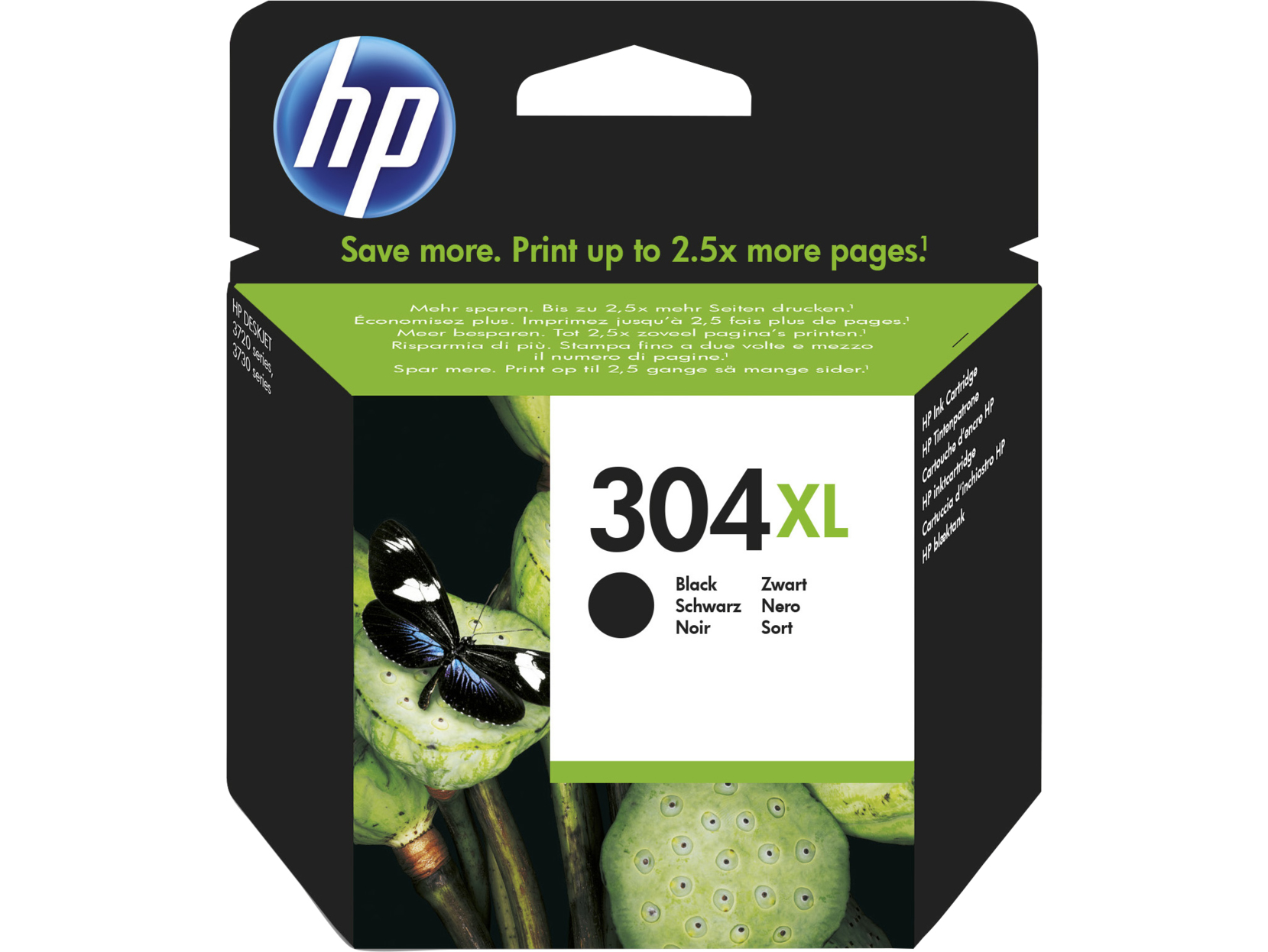 HP 304XL [N9K08A] HC black Tinte