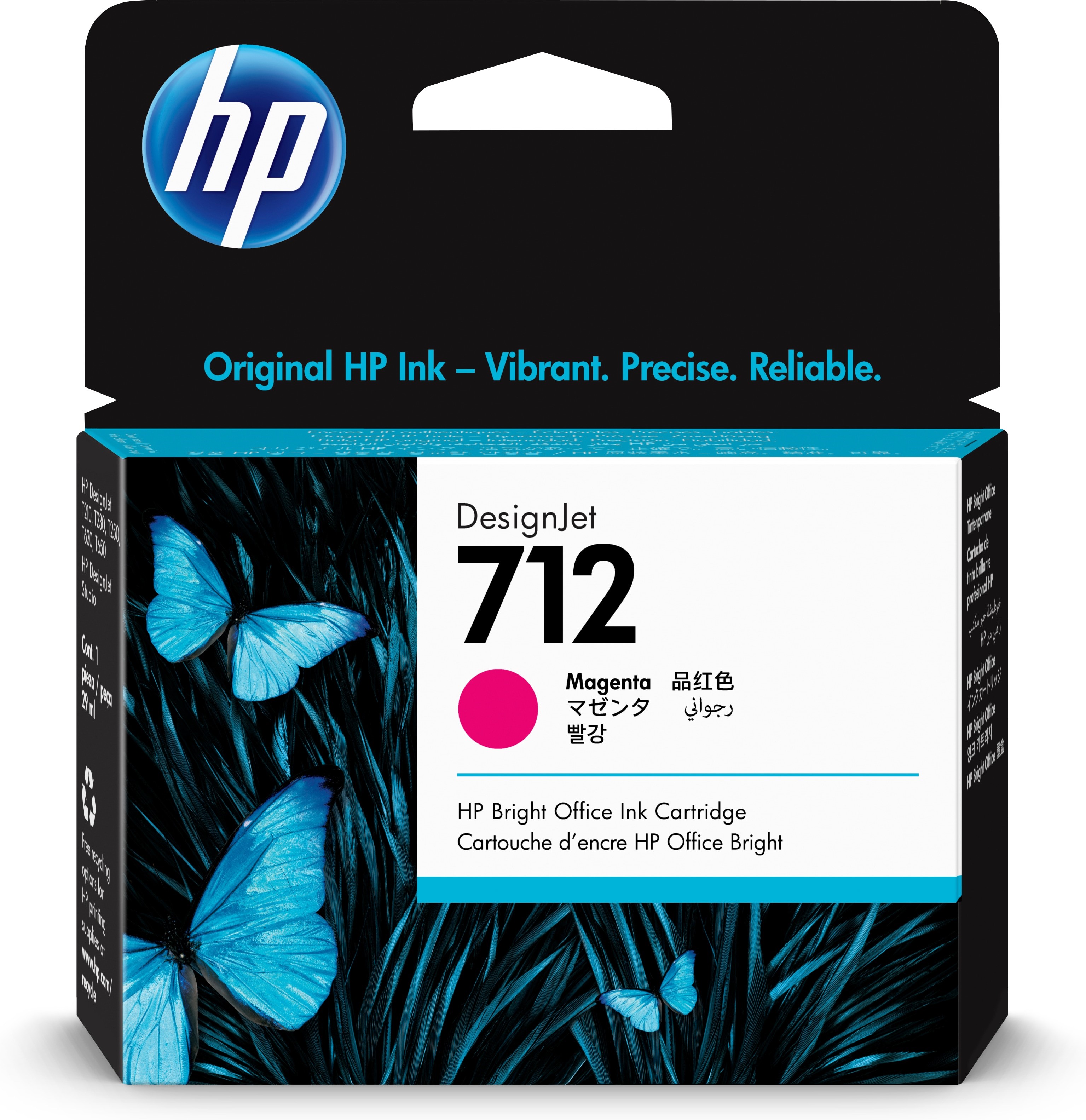 Tinte f. HP Designjet T230/T630 [3ED68A] Nr.712 magenta