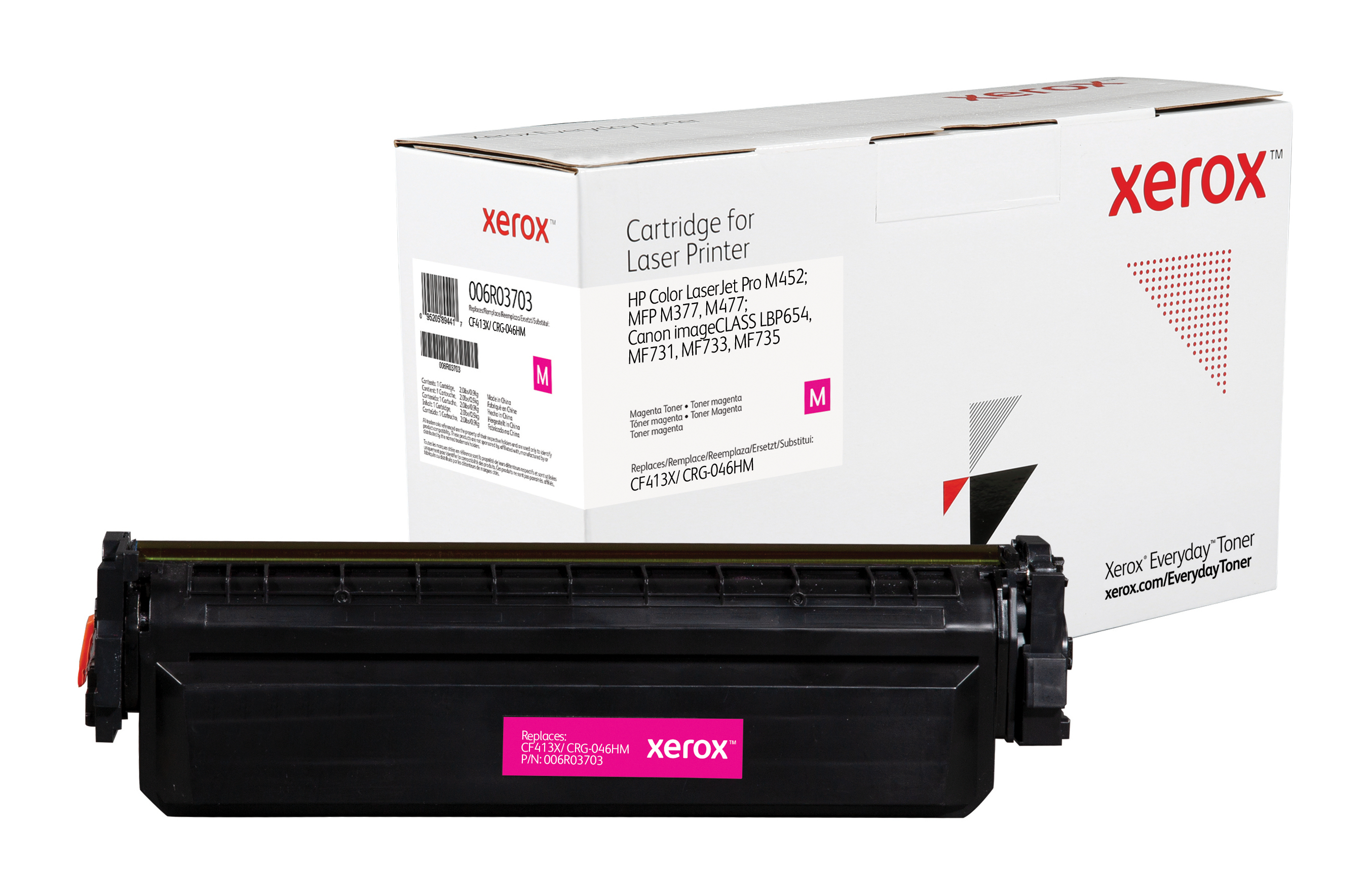 Toner f. HP Color LaserJet Pro M452 [w.CF413X] HC Nr.410X magenta (32)
