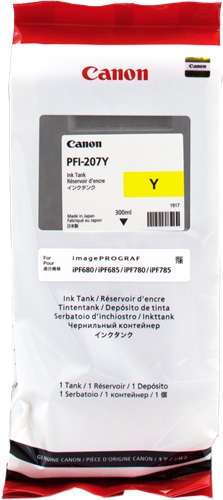 Canon PFI-207Y [8792B001] yellow Tinte