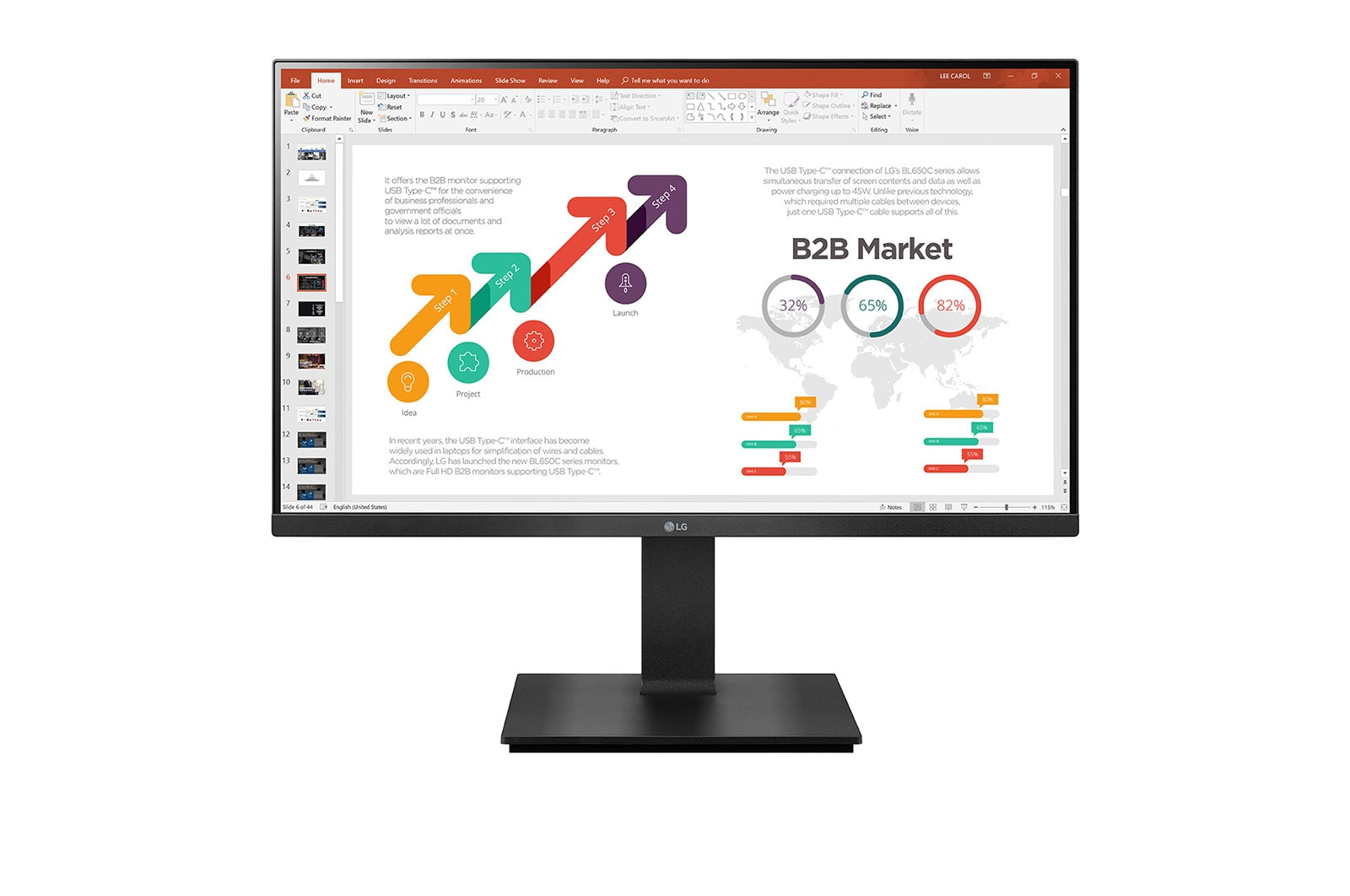 Display LG 24BP45SP-B [24BP45SP-B.AEU] 23,8" IPS FHD