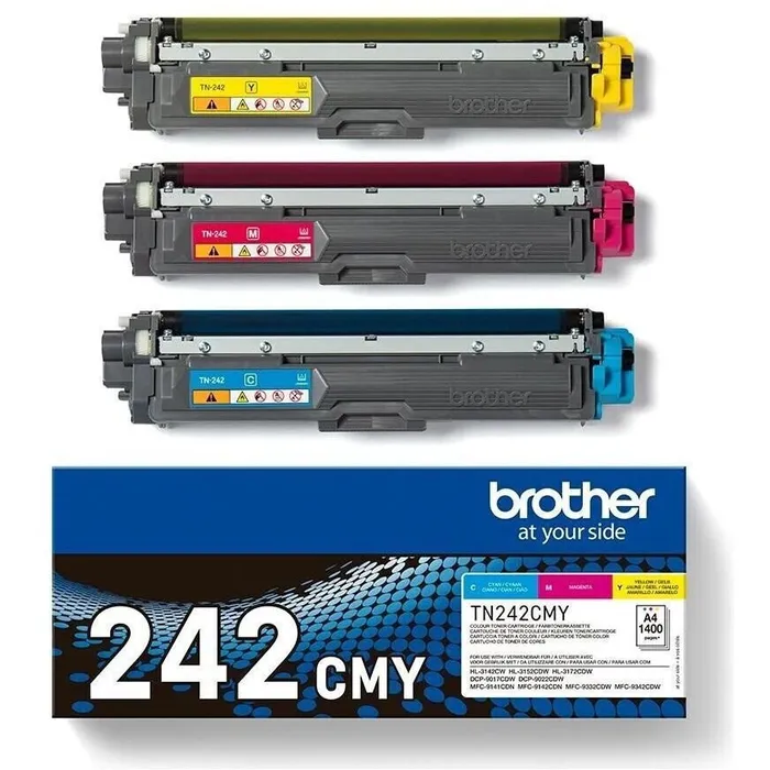 Toner f. Brother HL-3152/3172CDW [TN-242CMY] Multipack
