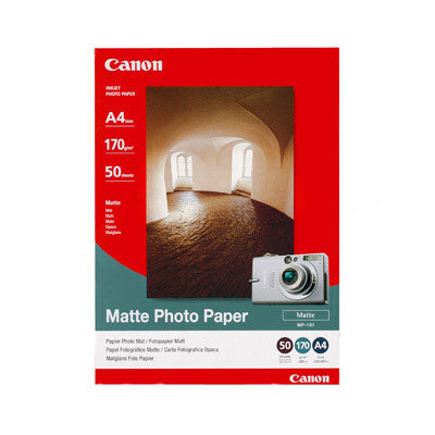 Papier Canon Inkjet [MP-101] [7981A005] A4 170g/m² 50 Blatt Fotopapier matte