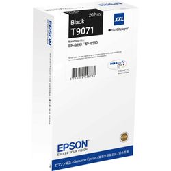 Tinte f. Epson WorkForce Pro WF-6090 [T90714N] HC black