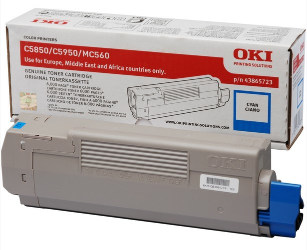 OKI [43865723] cyan Toner
