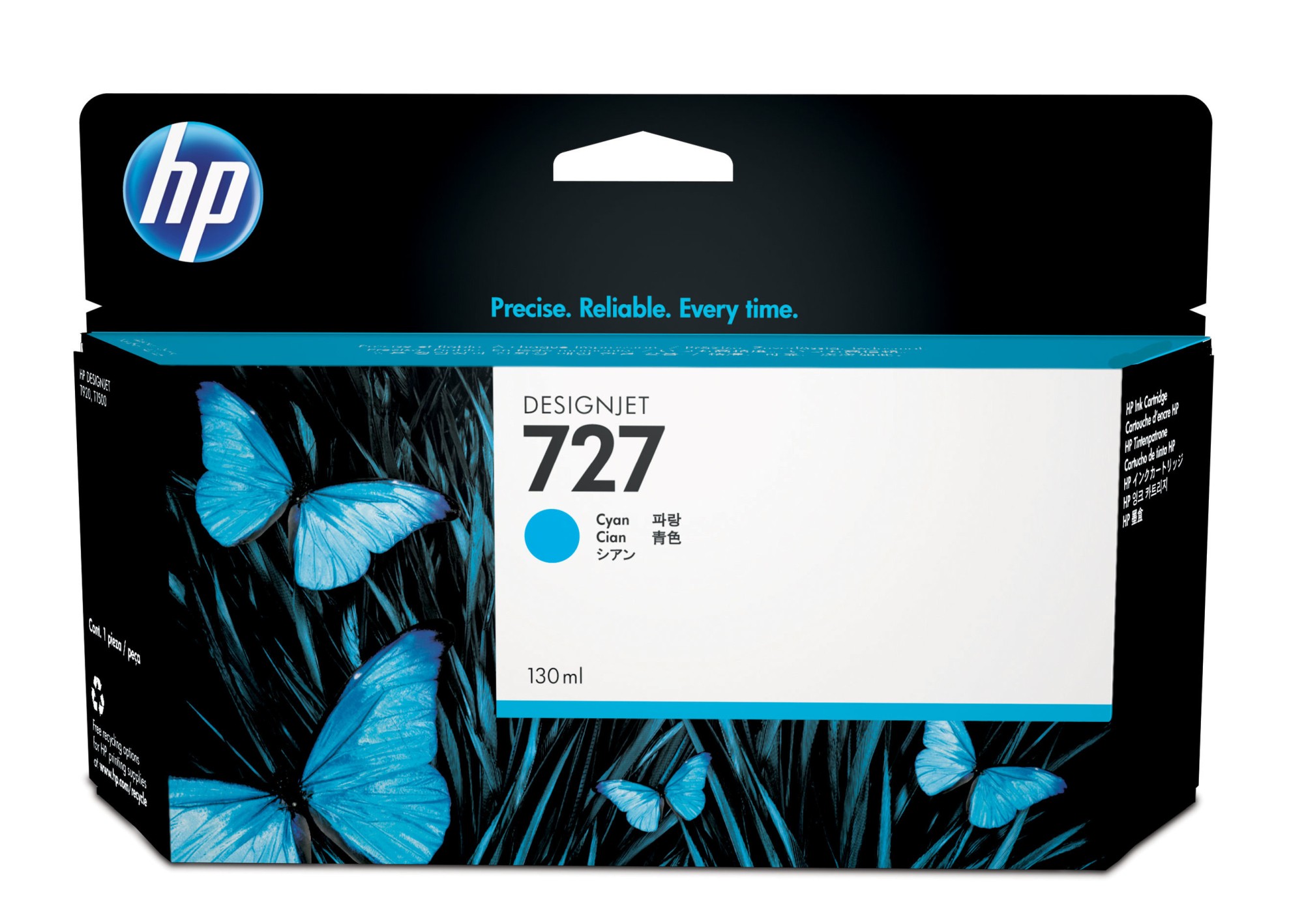 HP 727 [B3P19A] HC cyan Tinte