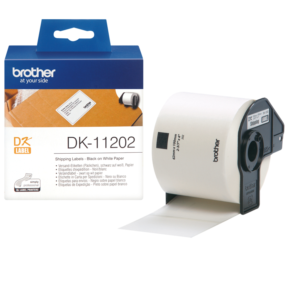 Etiketten f. Brother P-touch [DK-11202] Briefmarkenetiketten 62x100mm 300 Stück