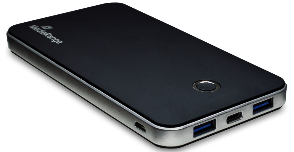 MediaRange [MR753] Powerbank 10.000mAh 2x USB-A und 1x USB-C