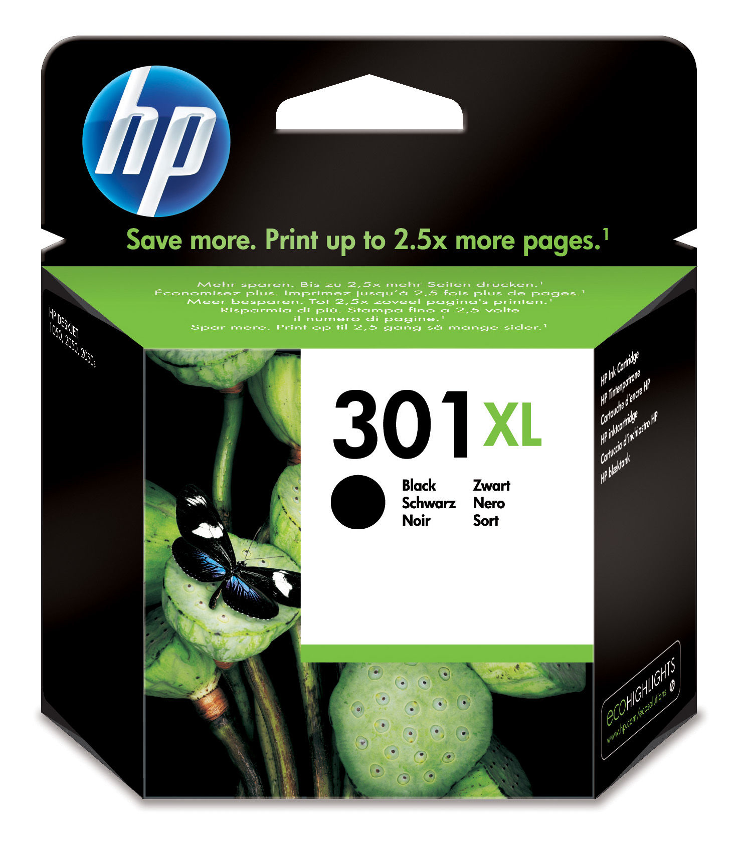 HP 301XL [CH563E] HC black Tinte