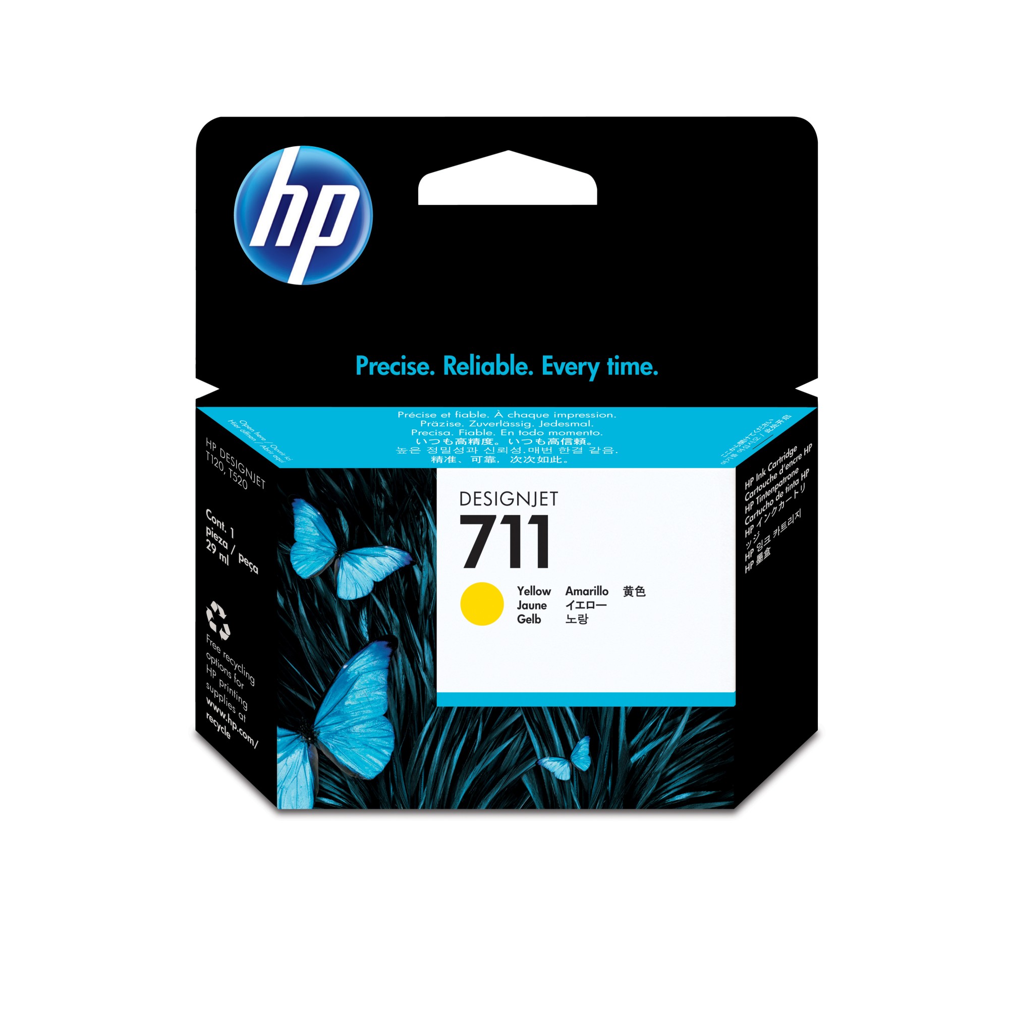 HP 711 [CZ132A] yellow Tinte