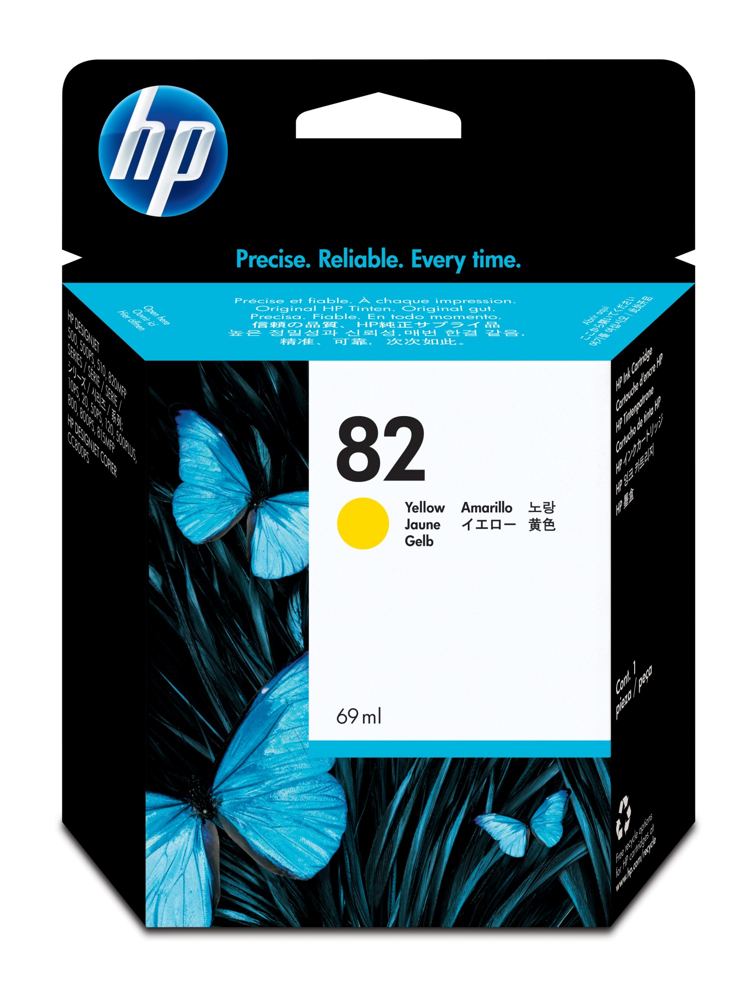 HP 82 [C4913A] HC yellow Tinte