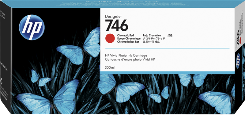 HP 746 [P2V81A] chroma-red Tinte
