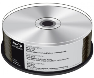 MediaRange [MR513] BD-R 25GB 6x Schreibgeschwindigkeit 25er Cakebox