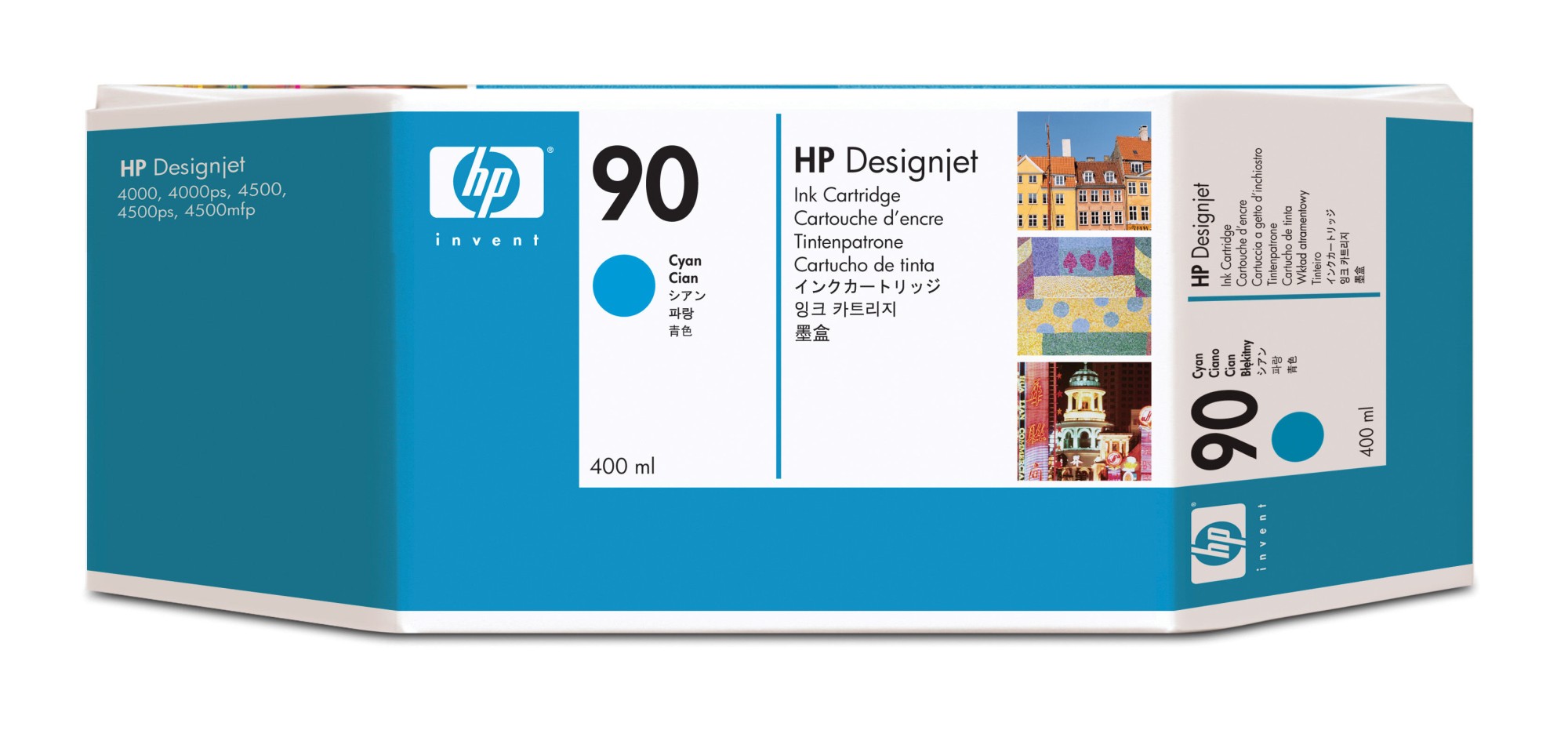 HP 90 [C5061A] HC cyan Tinte