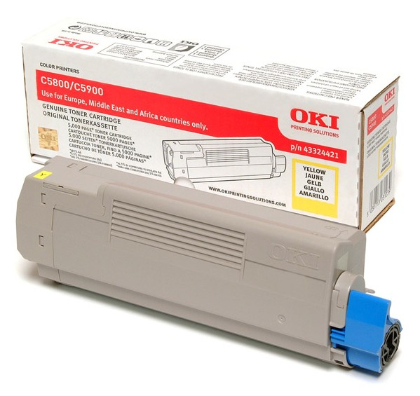 OKI [43324421] yellow Toner