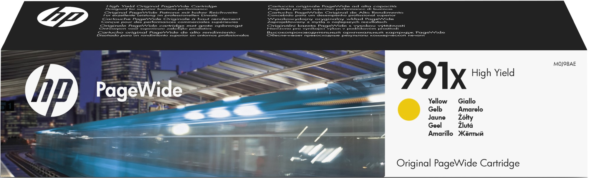 HP 991X [M0J98A] HC yellow Tinte