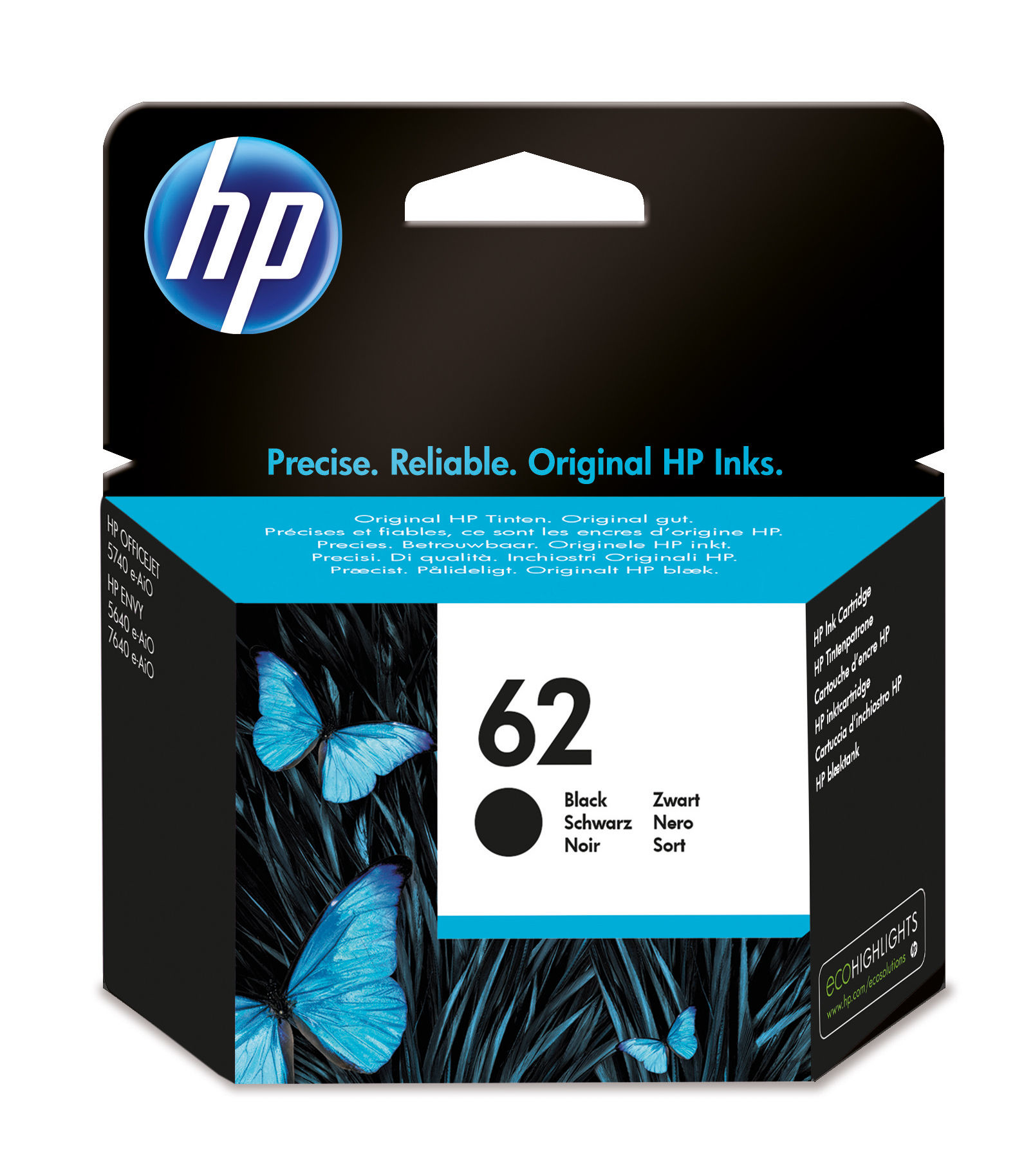 HP 62 [C2P04A] black Tinte