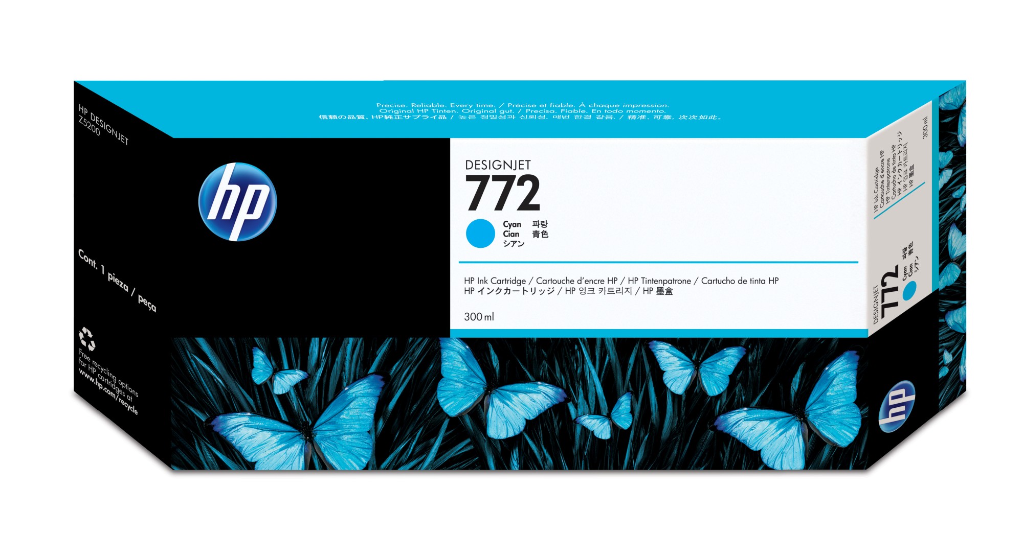 HP 772 [CN636A] cyan Tinte