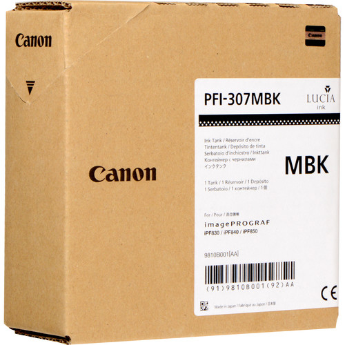 Canon PFI-307MBK [9810B001] matte-black Tinte