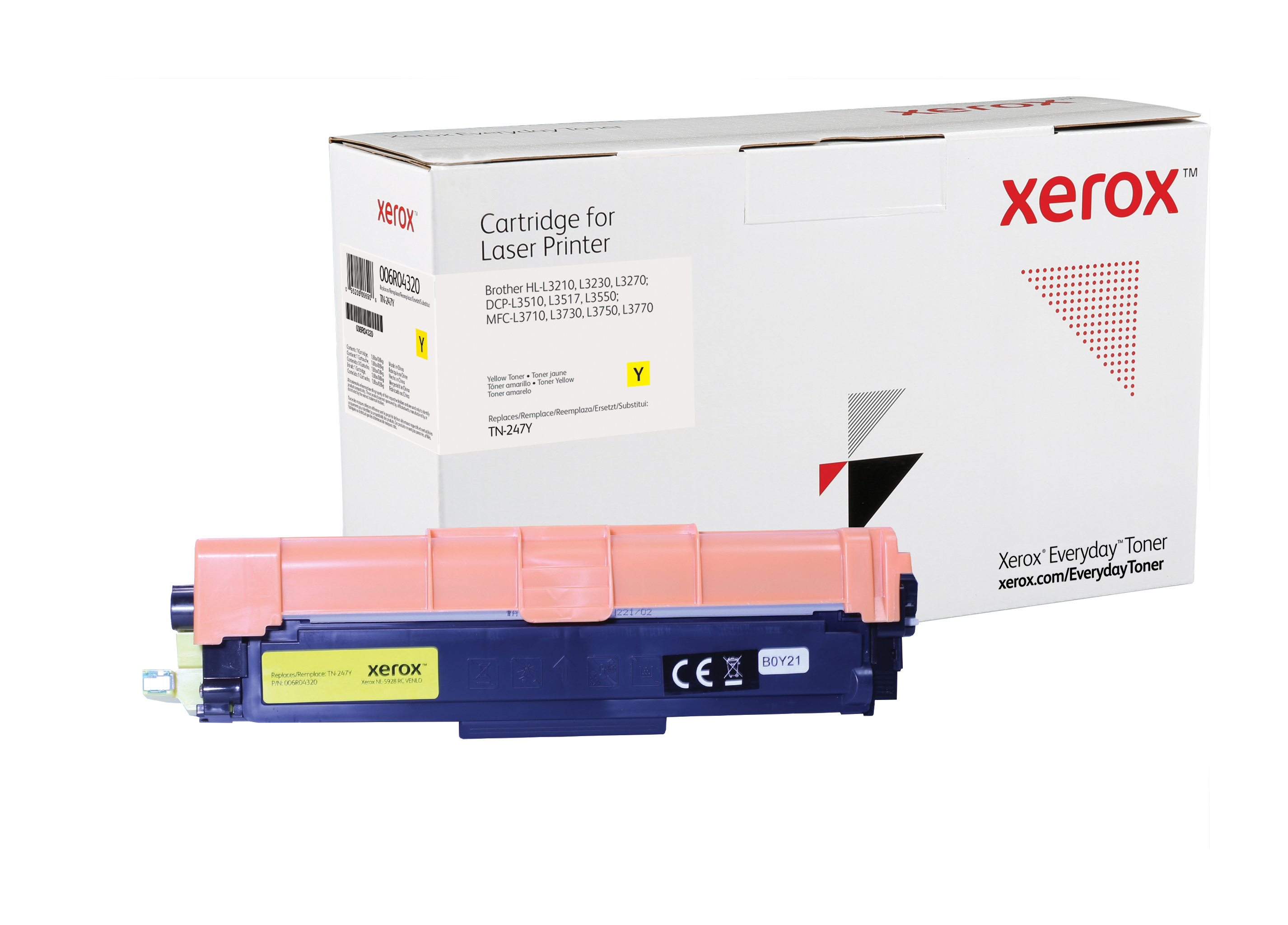 Toner f. Brother HL-L 3210 [w.TN-247Y] HC yellow (32)