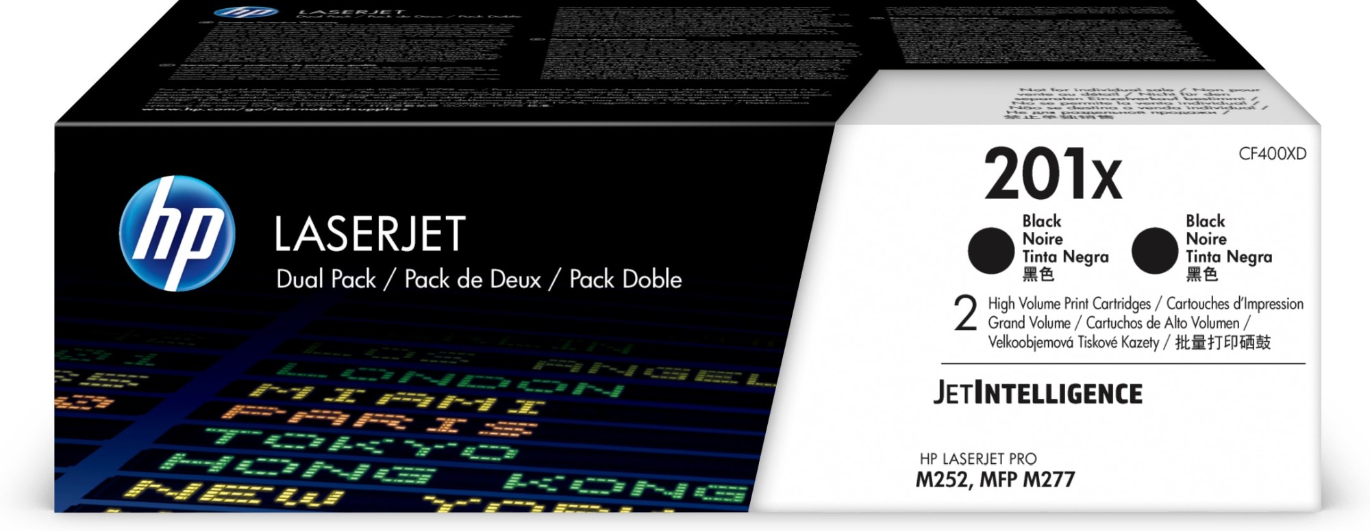 HP 201XD [CF400XD] HC TwinPack (2xCF400X) black Toner
