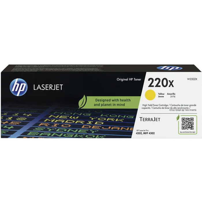Toner f. HP Color LaserJet Pro 4202/4302 [W2202X] yellow