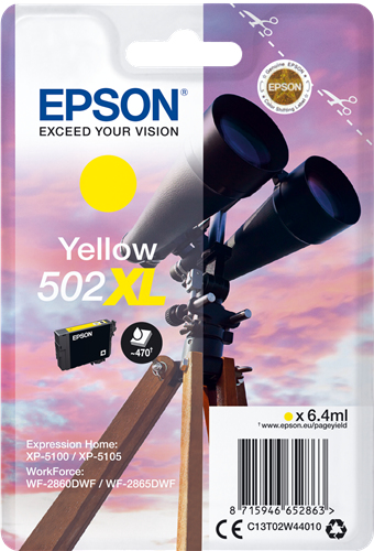 Epson 502XL [C13T02W44010] HC yellow Tinte