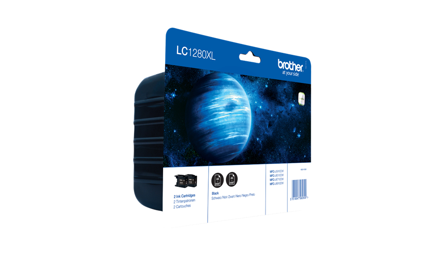 Brother [LC-1280XLBKBP2] 2er VE HC black Tinte