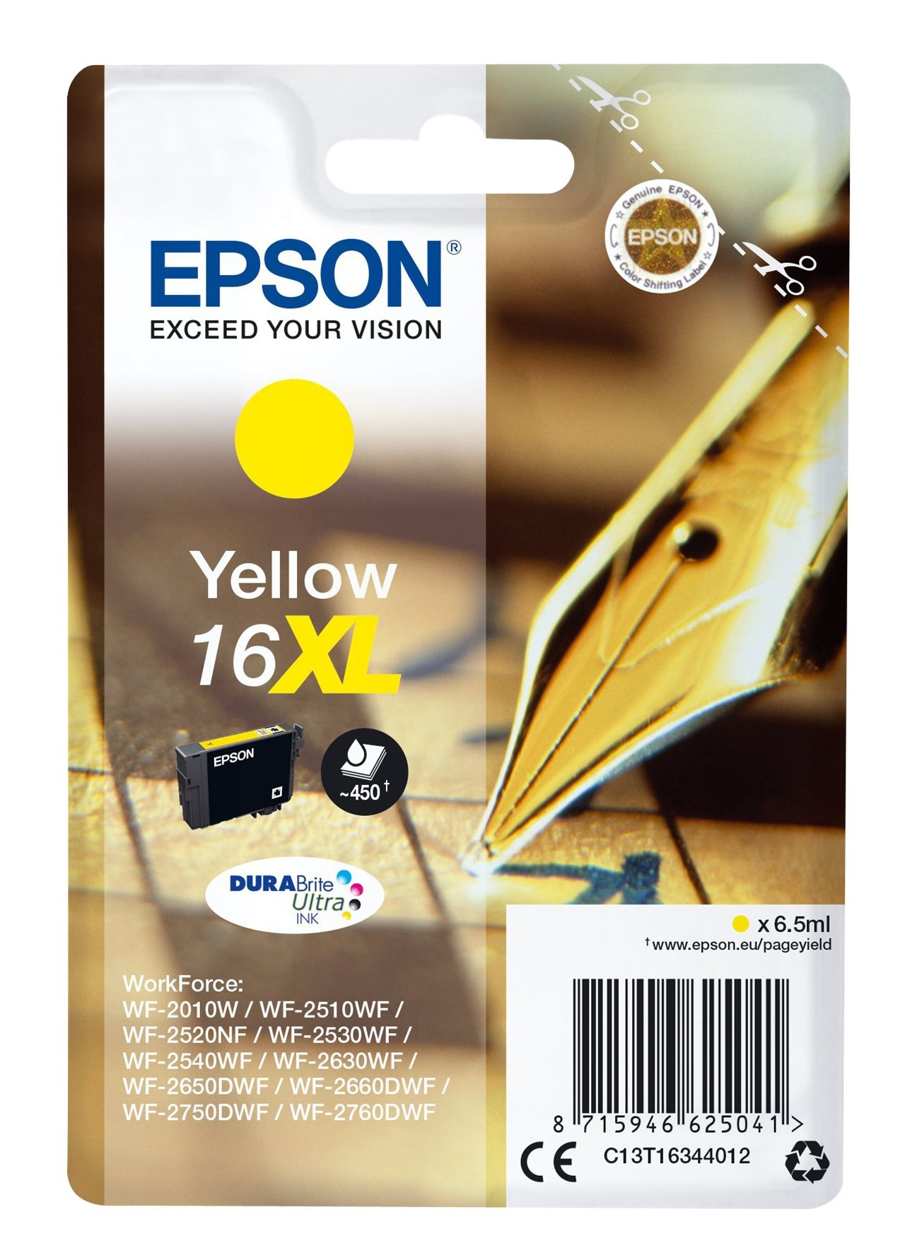 Epson 16XL [C13T16344012] HC yellow Tinte