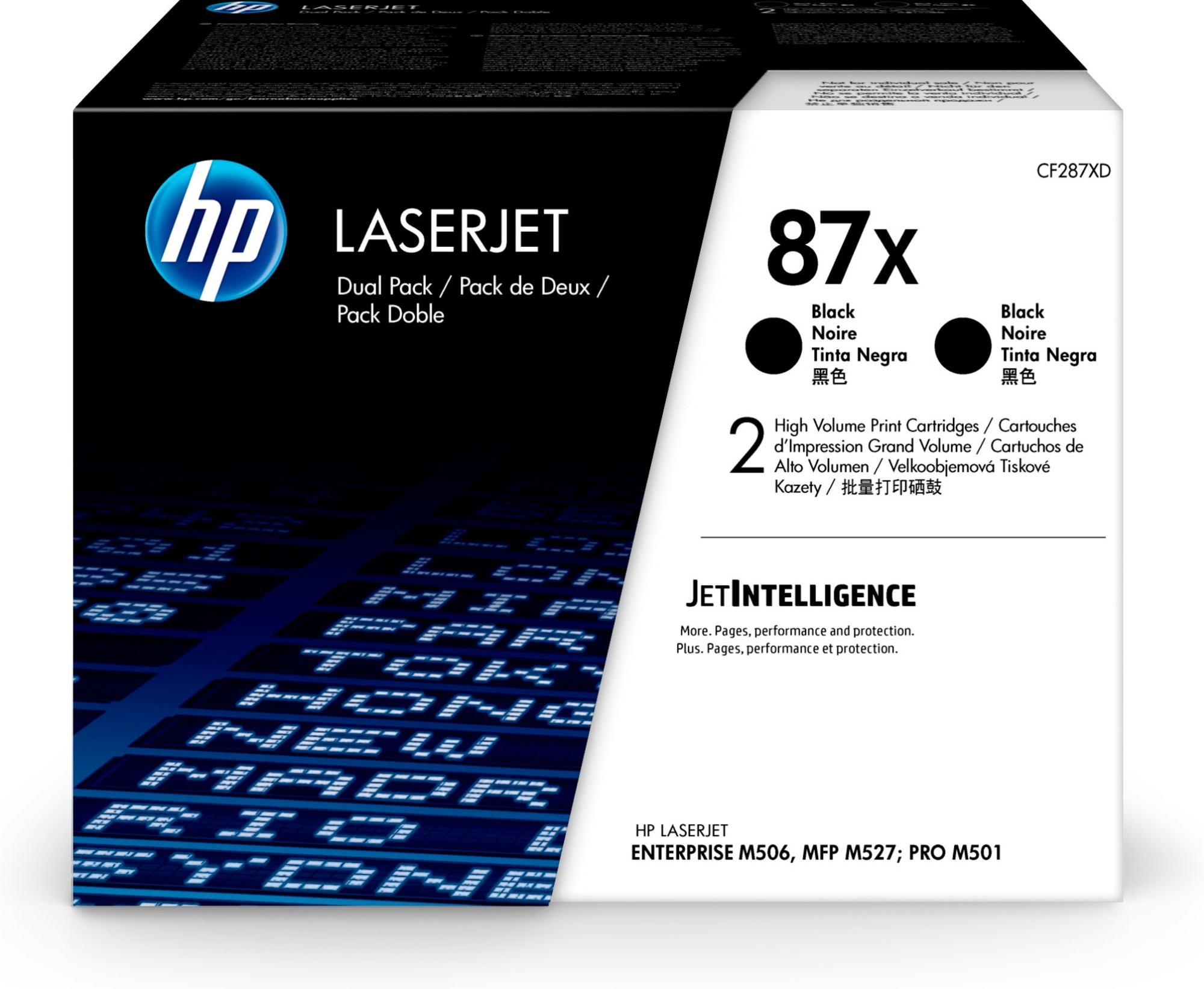 HP 87XD [CF287XD] HC TwinPack (2xCF287X) black Toner