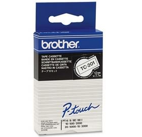 Brother TC-201 [TC201] black/white Schriftband