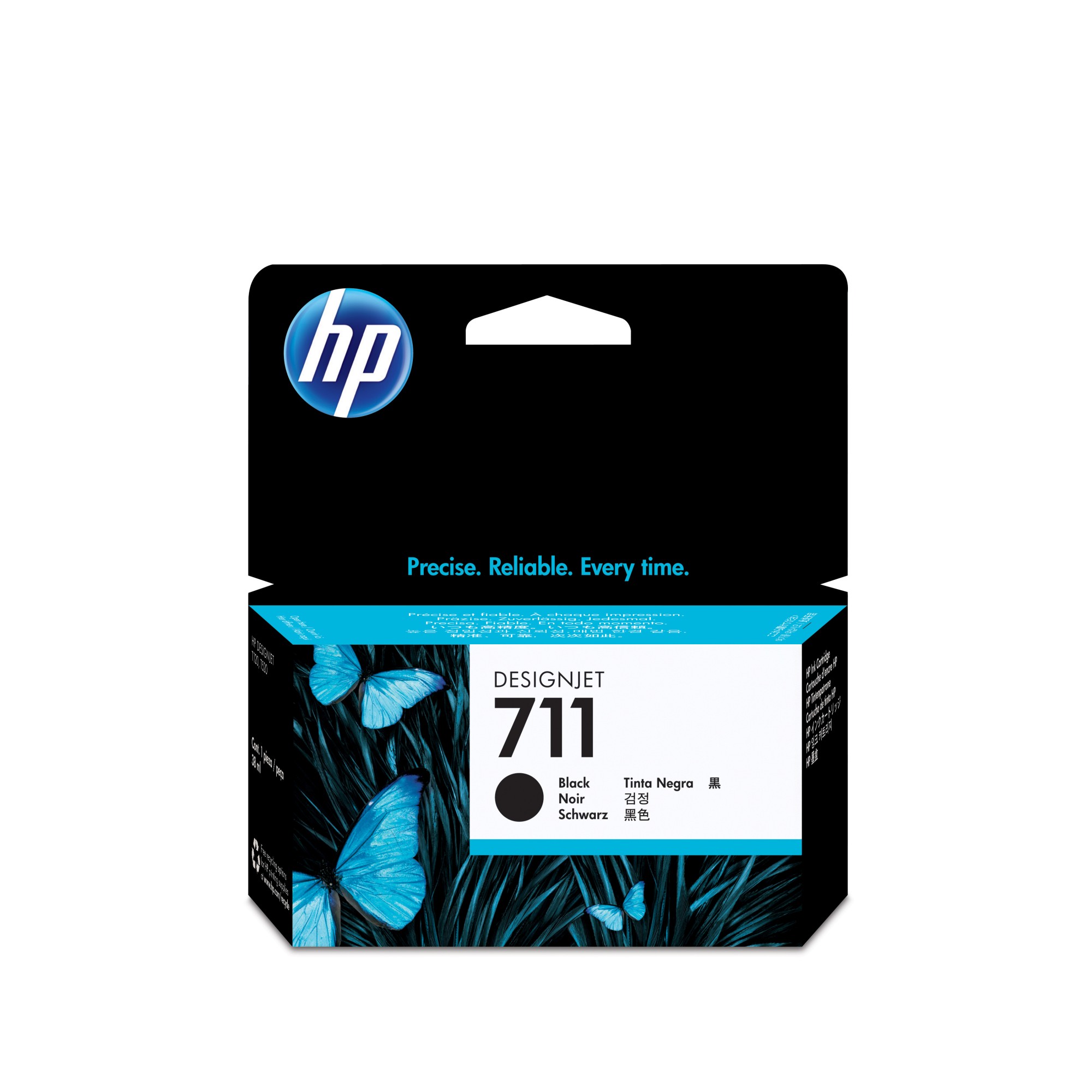HP 711 [CZ129A] black Tinte